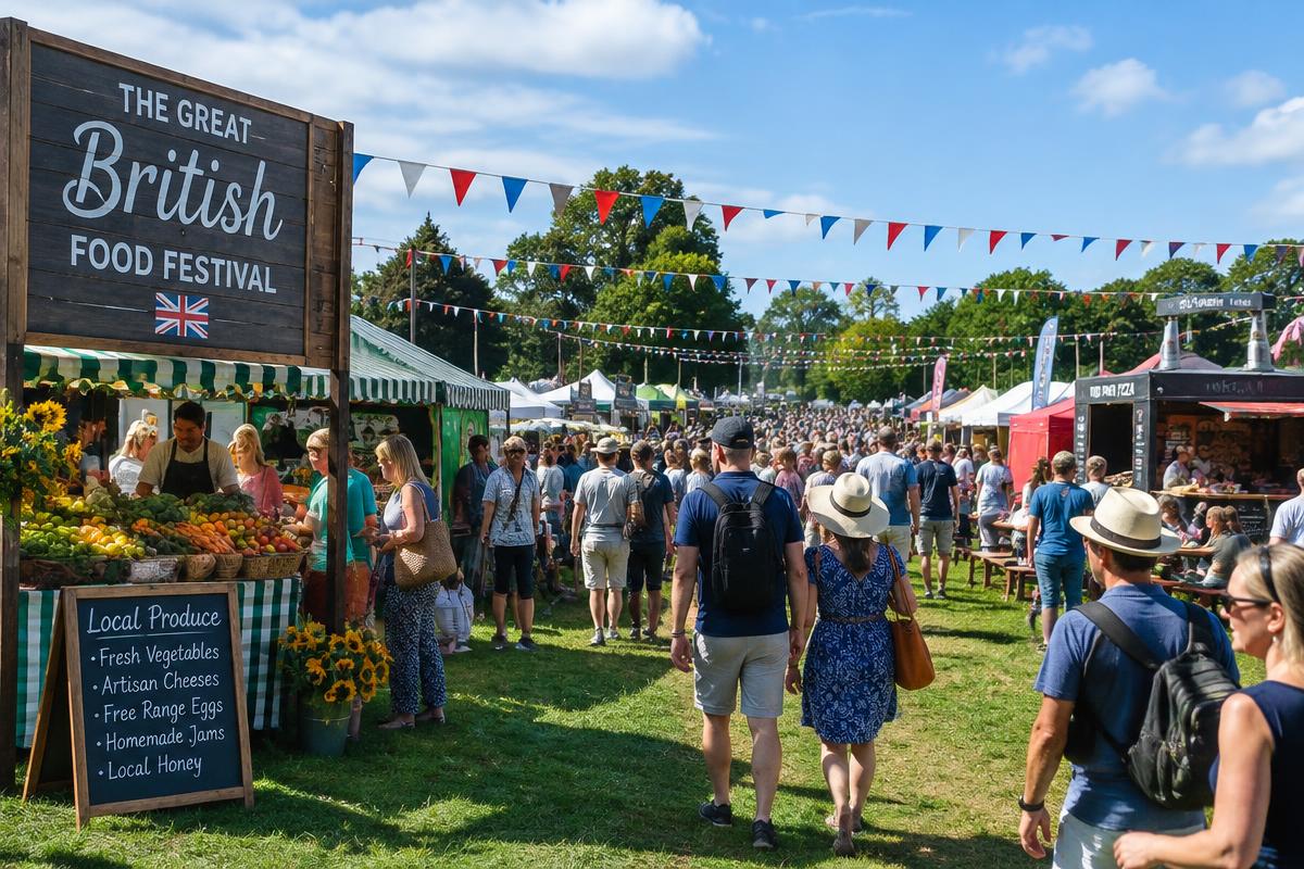Peak Harvest Food Festival at Bakewell Showground, Bakewell