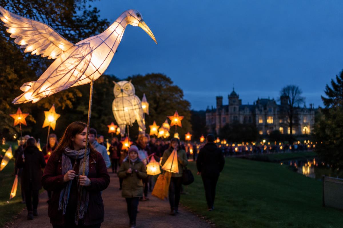 Matlock Illuminations at Hall Leys Park, Matlock